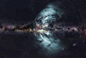 Outflow from Galactic Center