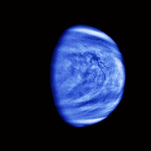 Venus covered with clouds