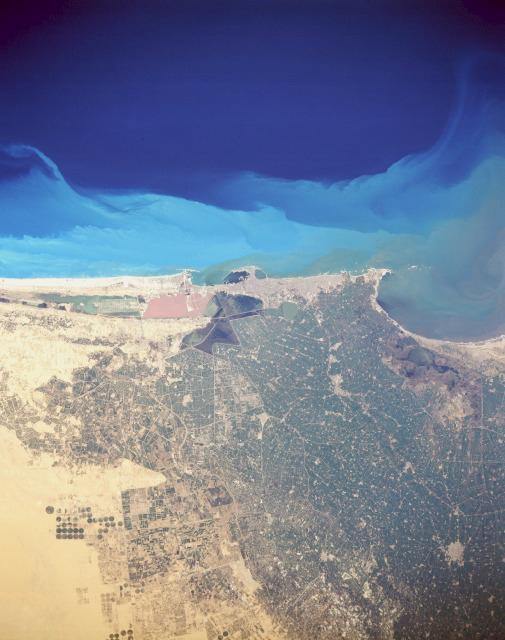 Satellite photo of Alexandria