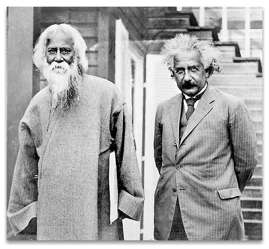 Bengali Poet Rabindranath Tagore with Albert Einstein