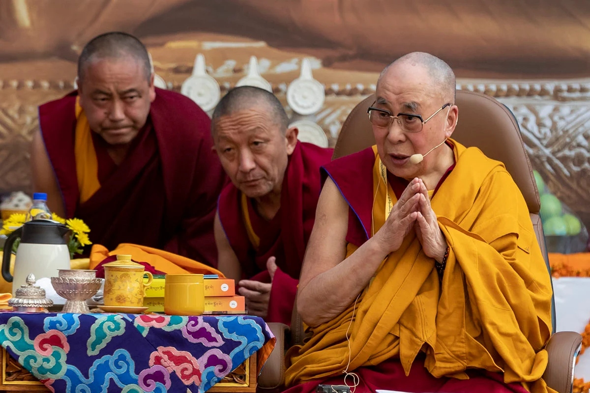 The 14th Dalai Lama is the spiritual leader of Tibetan Buddhism. 