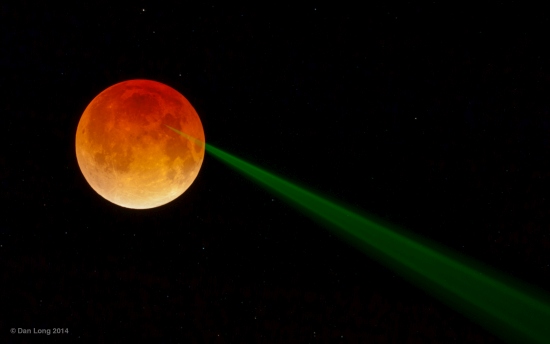 Lasers sent to moon