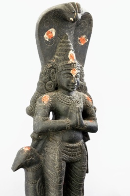 Idol of Rahu at Sri Someshvara Temple