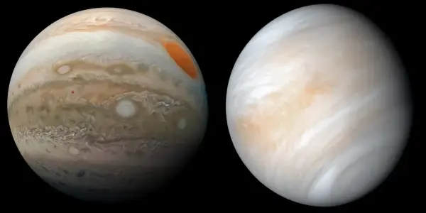 Jupiter and Venus - both are gurus 