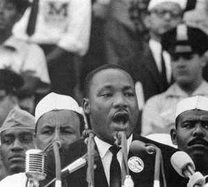 Martin Luther King preaching