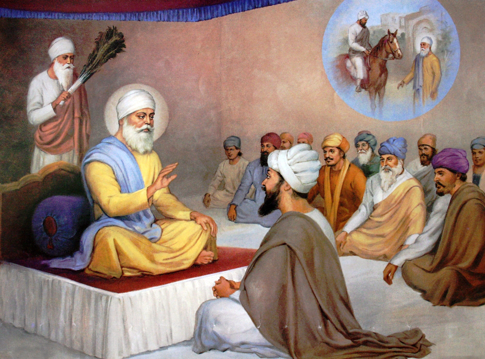 Lehna was annointed Guru Nanak's successor and was known as Guru Angad.