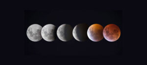 eclipsed moon