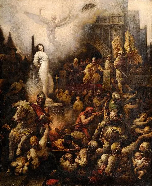 Joan of Arc at the stake