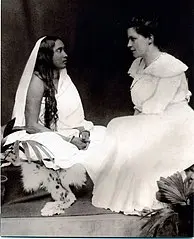 Sarada devi with Sister Nivedita