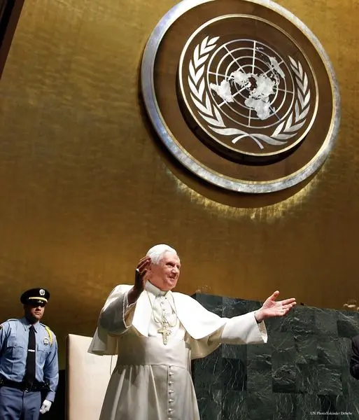 Pope Benedict at the United Nations General Assembly
