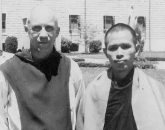 Thomas Merton, Trappist Monk with Thich Nhat Hanh